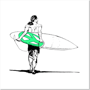 Surfing gift idea Posters and Art